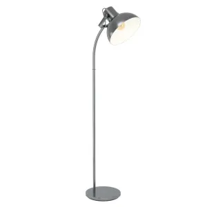 Eglo Lubenham Floor Lamp (E27) Nickel by Eglo, a Floor Lamps for sale on Style Sourcebook