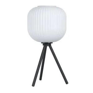 Eglo Mantunalle Table Lamp (E27) White by Eglo, a Table & Bedside Lamps for sale on Style Sourcebook