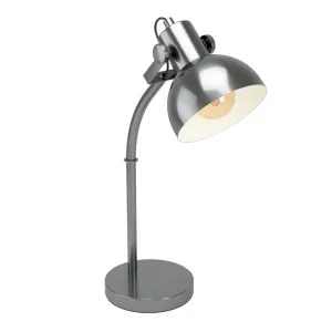 Eglo Lubenham Table Lamp (E27) Nickel by Eglo, a Table & Bedside Lamps for sale on Style Sourcebook