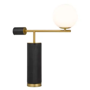 Telbix Justina Table Lamp (E27) Black by Telbix, a Table & Bedside Lamps for sale on Style Sourcebook