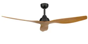 Bahama 52" DC Ceiling Fan With ABS Moulded Blades And Remote Charcoal And Maple by Brilliant, a Ceiling Fans for sale on Style Sourcebook