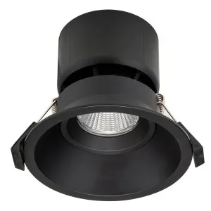 Prime 12W CCT Tri Colour Dimmable Deep Fixed LED Downlight IP44 Black by Havit, a LED Lighting for sale on Style Sourcebook