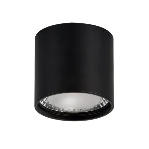 Nella 7W CCT Tri Colour LED Round Surface Mounted Downlight IP54 Black by Havit, a LED Lighting for sale on Style Sourcebook