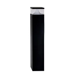 Divad Black CCT Tri Colour 12W LED Square Bollard Light IP65 600mm by Havit, a Outdoor Lighting for sale on Style Sourcebook