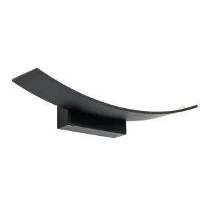 12W Cougar Larz Curved LED Wall Light Dimmable Black by Cougar, a LED Lighting for sale on Style Sourcebook