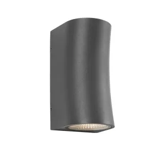 Up/Down Cougar Lisbon 10W LED Exterior Wall Light IP54 Charcoal by Cougar, a Outdoor Lighting for sale on Style Sourcebook