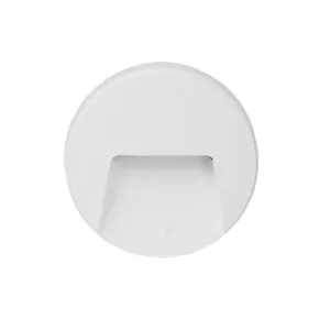 Havit Seefore Round Surface Mounted 3W Tri Colour LED Exterior Step Light IP65 12V White by Havit, a Outdoor Lighting for sale on Style Sourcebook