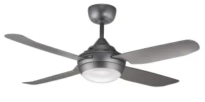 Ventair Spinika 52" CCT LED Light Indoor/Outdoor Ceiling Fan Titanium by Ventair, a Ceiling Fans for sale on Style Sourcebook