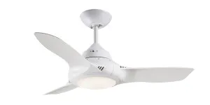 Deka EVO 2 36" 900mm Indoor/Outdoor Ceiling Fan with Light White by Deka, a Ceiling Fans for sale on Style Sourcebook