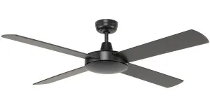 Tempest 52" Timber Bladed Ceiling Fan Black by Brilliant, a Ceiling Fans for sale on Style Sourcebook