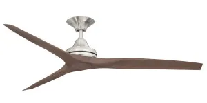 ThreeSixty Spitfire 2 60" Polymer Blade with Brushed Nickel Motor Ceiling Fan Walnut Blade by ThreeSixty, a Ceiling Fans for sale on Style Sourcebook