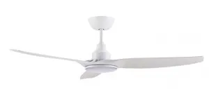 Ventair Skyfan 52" (1300mm) DC Ceiling Fan with 20W Tri Colour LED Light and Remote White by Ventair, a Ceiling Fans for sale on Style Sourcebook