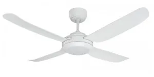 Ventair Spinika II 52" Indoor/Outdoor Ceiling Fan with Dimmable CCT LED Light White by Ventair, a Ceiling Fans for sale on Style Sourcebook