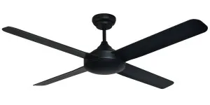 Revelair Albany 52" 1320mm 4 Blade Ceiling Fan Without Light Black by Revelair, a Ceiling Fans for sale on Style Sourcebook