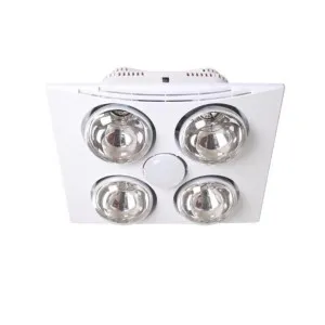 3A Bathroom Quad 3-in-1 Exhaust Fan White by 3A, a Exhaust Fans for sale on Style Sourcebook