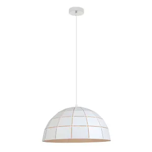 White CLA Armis Pendant (E27) Dome by Compact Lamps Australia, a Pendant Lighting for sale on Style Sourcebook