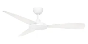 Brilliant Mascot 58" Indoor/Outdoor DC Ceiling Fan and Remote Matt White by Brilliant, a Ceiling Fans for sale on Style Sourcebook