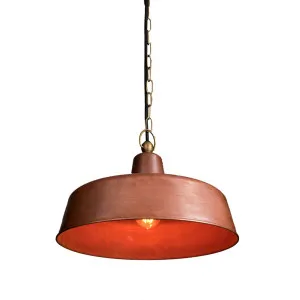 CLA Deksel Copper Pendant (E27) Round by Compact Lamps Australia, a Pendant Lighting for sale on Style Sourcebook