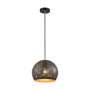 Evertop Black Dotted Pendant Light (E27) Dome by Evertop, a Pendant Lighting for sale on Style Sourcebook