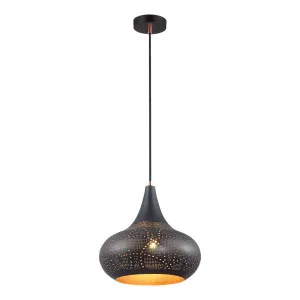 Evertop Black Dotted Pendant Light (E27) Wine Glass by Evertop, a Pendant Lighting for sale on Style Sourcebook