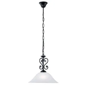 Eglo Murcia Pendant (E27) Black by Eglo, a Pendant Lighting for sale on Style Sourcebook