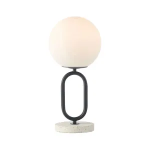 Mayfield Margot Table Lamp (E27) Black & Marble by Mayfield, a Table & Bedside Lamps for sale on Style Sourcebook