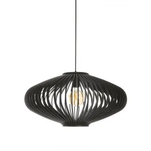 Black Fiorentino Bayron Wooden Pendant Light (E27) Medium by Fiorentino, a Pendant Lighting for sale on Style Sourcebook