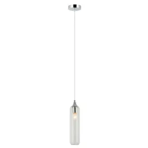 CLA Manga Glass Cylinder Pendant (E27) Clear by Compact Lamps Australia, a Pendant Lighting for sale on Style Sourcebook