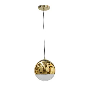 Gold Fiorentino Delida Two Tone Pendant Light (E27) 250mm by Fiorentino, a Pendant Lighting for sale on Style Sourcebook