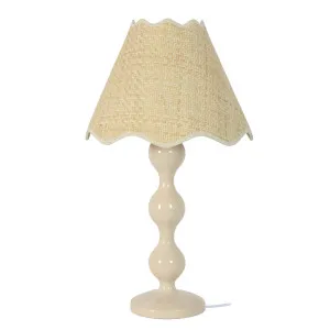 Paola & Joy Evie Sculpted Table Lamp (E27) Sand by Paola & Joy, a Table & Bedside Lamps for sale on Style Sourcebook