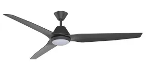 Fanco Smart Infinity-iD 64" (1620mm) DC Ceiling Fan With 18W Dimmable CCT LED Light & Remote Black by Fanco, a Ceiling Fans for sale on Style Sourcebook