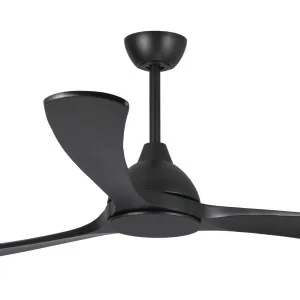 Fanco Sanctuary DC 86" Solid Timber Blade Indoor/Outdoor Ceiling Fan With Remote Black by Fanco, a Ceiling Fans for sale on Style Sourcebook