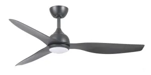 Claro Whisper 48" DC Ceiling Fan with 18W Dimmable CCT LED Light and Remote Black by Claro, a Ceiling Fans for sale on Style Sourcebook