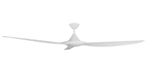 Calibo Smart CloudFan 72" (1830mm) ABS DC Ceiling Fan with 20W CCT LED Light and Remote White by Calibo, a Ceiling Fans for sale on Style Sourcebook