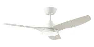 Ventair DC 3 48" Indoor/Outdoor Ceiling Fan with 20W Tri Colour LED Light and Remote White by Ventair, a Ceiling Fans for sale on Style Sourcebook