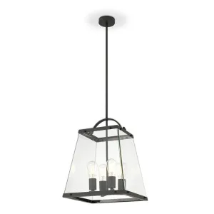 Black Telbix Colair Pendant Light (E27) 4 Light by Telbix, a Pendant Lighting for sale on Style Sourcebook