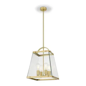 Brass Telbix Colair Pendant Light (E27) 4 Light by Telbix, a Pendant Lighting for sale on Style Sourcebook