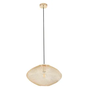 CLA Golpe Small Steel Pendant Light (E27) Champagne by Compact Lamps Australia, a Pendant Lighting for sale on Style Sourcebook