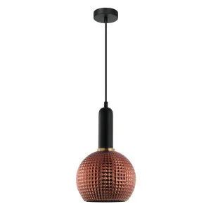 CLA Pelota Segmented Wine Glass Pendant (E27) Copper by Compact Lamps Australia, a Pendant Lighting for sale on Style Sourcebook