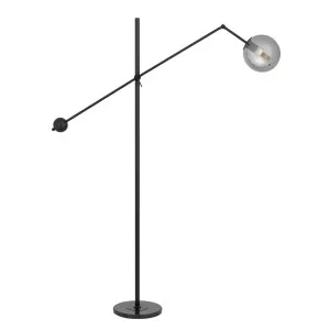 Telbix Kemi Floor Lamp (E27) Black by Telbix, a Floor Lamps for sale on Style Sourcebook