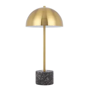 Telbix Domez Table Lamp (E27) Black Terrazzo by Telbix, a Table & Bedside Lamps for sale on Style Sourcebook