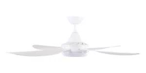 Brilliant Vector 48" DC Ceiling Fan With 18W LED CCT Light and Remote White by Brilliant, a Ceiling Fans for sale on Style Sourcebook