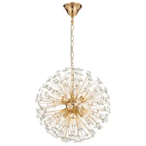 Telbix Lerida 8 Light Small Pendant (G9) Gold by Telbix, a Pendant Lighting for sale on Style Sourcebook