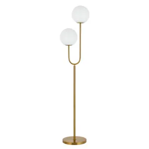 Telbix Eterna 2 Light Floor Lamp (E27) Antique Gold by Telbix, a LED Lighting for sale on Style Sourcebook