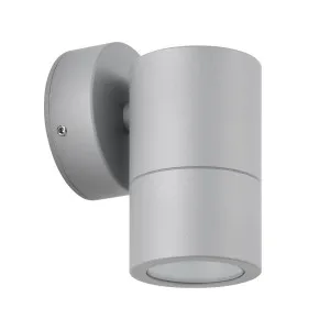 Eglo Fremantle 1 Light Tri-Colour LED Wall Light IP65 Silver by Eglo, a Outdoor Lighting for sale on Style Sourcebook