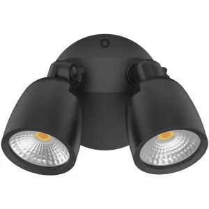 Domus Muro Eco 20W LED Tri Colour Double Spotlight Black by Domus, a Spotlights for sale on Style Sourcebook