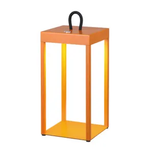 Telbix Sotra Rechargeable LED Table Lamp Orange by Telbix, a Table & Bedside Lamps for sale on Style Sourcebook