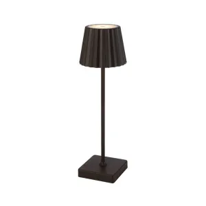 Telbix Mindy Rechargeable LED Table Lamp Brown by Telbix, a Table & Bedside Lamps for sale on Style Sourcebook