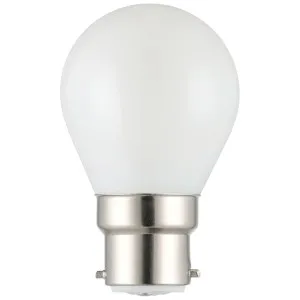 Eglo 4W B22 Dimmable LED Fancy Round Frosted Globe Warm White by Eglo, a LED Lighting for sale on Style Sourcebook