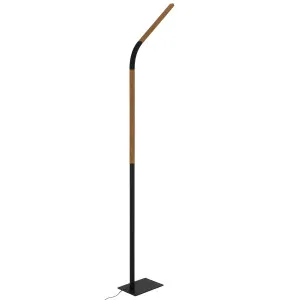 Telbix Dumas 10W LED Floor Lamp Black by Telbix, a Floor Lamps for sale on Style Sourcebook